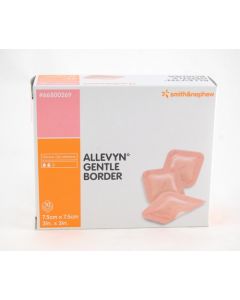 Allevyn Gentle Border (Adhesive foam border dressing) 7.5 cm x 7.5cm [Pack of 10]