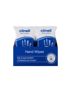 Clinell Antimicrobial Hand  Wipes (not individually wrapped) [Pack Of 8]	