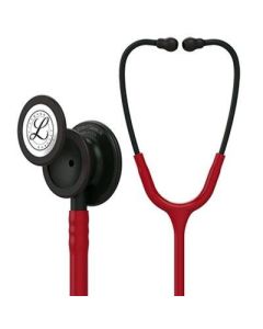 3M Littmann Classic III Monitoring Stethoscope 69cm Burgundy Tubing, Black Chestpiece [Pack of 1]