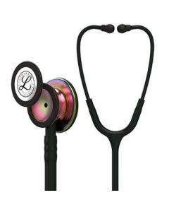 3M Littmann Classic III Monitoring Stethoscope 69cm Black Tubing, Rainbow Chestpiece [Pack of 1]
