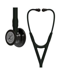 3M Littmann Cardiology IV Diagnostic Stethoscope, Black Tubing, Smoke Chestpiece, Black Stem [Pack of 1]