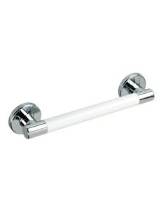 Ponte Giulio Prestigio Chrome/White Grab Bar 48.6cm [Pack of 1]