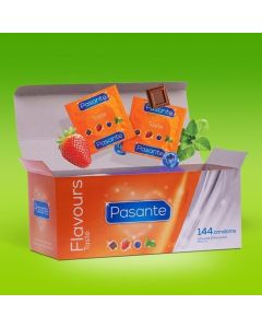 Pasante Clinic Packs Flavours/Taste Condom [Pack of 144]