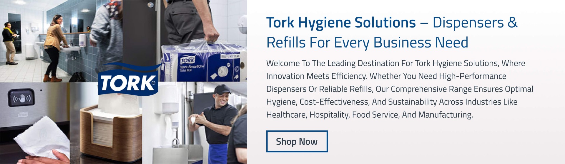 Tork Hygiene Solutions – Dispensers & Refills for Every Business Need